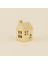 New Year Yılbaşı Gold House Ledli Dekoratif Obje 7X6,4X10,8 cm 4