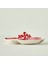 Merry Yılbaşı Seramik Sunum Tabağı Kırmızı (26,5 cm) 1