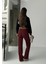 Fit Comfort Bej Salaş Pantolon Bordo A6011 2