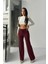 Fit Comfort Bej Salaş Pantolon Bordo A6011 3