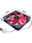 14 cm 12V 2 Pinli Fan 14*14*2.5cm Ölçülerinde 12 Volt 2 Pimli Soğutucu Fan 3