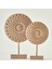 Circle Dekoratif Obje Bej (18X6X30 Cm) 5