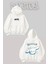Cinnamorol 3 Sırt Baskılı Beyaz Kapüşonlu Sweatshirt 1