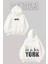 New York City Sırt Baskılı Beyaz Kapüşonlu Sweatshirt 1