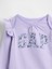 Bebek Mor Organik Pamuk Gap Logo Bodysuit 2