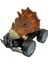 Sürtmeli Dinazor Robota Dönüşen Araba 14 cm - Kahverengi (Lisinya) 1