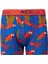 AC&Co / Altınyıldız Classics Erkek Lacivert-Kiremit Pamuklu Esnek Desenli 3'lü Boxer Paketi 3