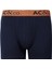 AC&Co / Altınyıldız Classics Erkek Lacivert-Kahverengi Pamuklu Esnek Desenli 3'lü Boxer Paketi 3