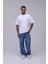 Beyaz Basic Oversize Fit Tişört 1