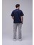 Lacivert Basic Loose Fit Tişört 3