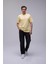 Sarı Basic Loose Fit Oversize Tişört 1