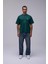 Yeşil Basic Oversize Fit Tişört 1