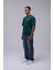 Yeşil Basic Oversize Fit Tişört 3
