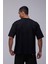 Siyah Oversize Basic Tişört 5