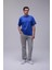 Saks Mavisi Basic Loose Fit Tişört 1