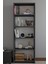 5 Raflı Kitaplık Dekoratif Çok Amaçlı Düzenleyici Raf 150 cm Salon Çalışma Odası Raf 3