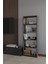 5 Raflı Kitaplık Dekoratif Çok Amaçlı Düzenleyici Raf 150 cm Salon Çalışma Odası Raf 4