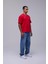 Kırmızı Basic Oversize Fit Tişört 4