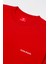 Kırmızı Basic Oversize Fit Tişört 9
