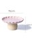 Fungo Ayaklı Pasta Kek Sunum Tabağı 15 cm | Pembe 4
