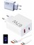 Bfs Hızlı Şarj Aleti Adaptörü Kablo Seti 67W Uzun Ömürlü Beyaz 1