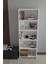 5 Raflı Kitaplık Dekoratif Çok Amaçlı Düzenleyici Raf 150 cm Salon Çalışma Odası Raf 2