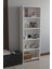 5 Raflı Kitaplık Dekoratif Çok Amaçlı Düzenleyici Raf 150 cm Salon Çalışma Odası Raf 1