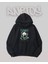 Panda Tasarım Siyah Ön Baskılı Sweatshirt 1