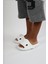WG500 Köpekbalığı Beyaz Unisex Tam Ortopedik Terlik Shark Slides Cocuk 3