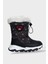 Su Itici Ayarlı Bağcıklı Kürklü Kız Çocuk Botu Siyah 1