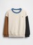 Erkek Bebek Krem Brannan Bear Detaylı Vintagesoft Colorblock Sweatshirt 1