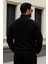 Erkek Trend Kışlık Siyah Fermuarlı Sweatshirt 5