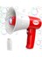 Köpük Atan Ses Kayıtlı Megafon Kırmızı 44324G 2