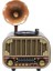 D76 Ahşap Nostaljik Bluetooth Hoparlör – Radyo, Usb/tf, Aux, Speaker 4