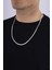 Kare Model Yassı Erkek Çelik Zincir 3