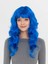 Bfs Mavi Renk Uzun Dalgalı Parti Peruğu 2