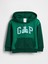 Erkek Bebek Yeşil Gap Fermuarlı Logo Colorblock Sweatshirt 1