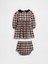 Bebek Kırmızı Flannel Two-Piece Outfit Set 3