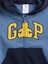 Erkek Bebek Mavi Gap Fermuarlı Logo Colorblock Sweatshirt 2