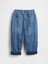 Erkek Bebek Mavi Cozy Astarlı Barrel Jean Pantolon 4