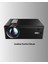 Full Hd Destekli Taşınabilir Projeksiyon Cihazı – Hdmı, Usb, VGA Girişli, Uzaktan Kumandalı 3