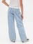 Kız Çocuk Mavi Low Rise Stride Wide-Leg Jean Pantolon 3