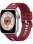 Apple Watch 11-10(46MM) 9-8-7(45MM) 6 5 4 SE(44MM) ULTRA(49MM) Uyumlu Dokuma Silikon Kordon 1