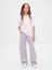 Kız Çocuk Pembe Low Rise Stride Wide-Leg Jean Pantolon 1