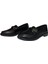 Shoes Kadın Siyah Babet Loafer Makosen Cilt Günlük Ayakkabı 3