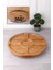 Bambu Lüx 30 cm Dönerli 5 Bölmeli Kahvaltı Sunum Tabağı 3