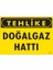 Tehlike Doğalgaz Hattı Uyarı Levhası 25X35 KOD:753 1