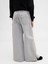 Kız Çocuk Gri Low Rise Fiyonk Yırtmaçlı Baggy Jean Pantolon 4