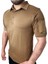 Kapan Polo Yaka 2 Cepli Kısa Kollu Taktik T-Shirt Koyu Bej 5