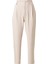 Kadın Bej Yüksek Bel Carrot Pantolon 3